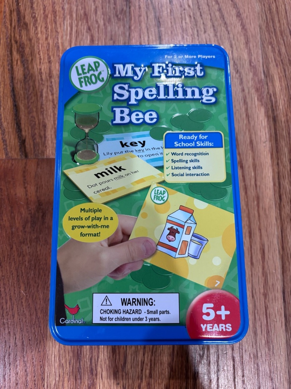 LeapFrog "My First Spelling Bee" Educational Card Game - Green & Blue